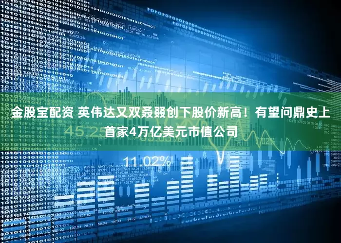 金股宝配资 英伟达又双叒叕创下股价新高！有望问鼎史上首家4万亿美元市值公司