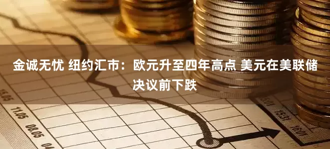 金诚无忧 纽约汇市：欧元升至四年高点 美元在美联储决议前下跌